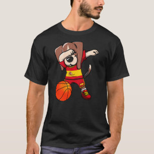 Dabbing Beagle Dog España Jersey Baloncesto españo