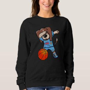 Dabbing Beagle Dog Fiji Jersey Fijian Basketball F