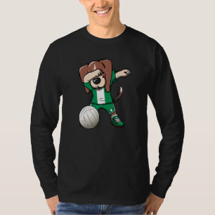 Dabbing Beagle Dog Nigeria Jersey Voleib nigeriano