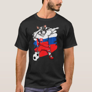 Dabbing Bulldog francés Eslovaquia Fans Jersey