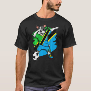 Dabbing Bulldog francés Tanzania Fans Jersey