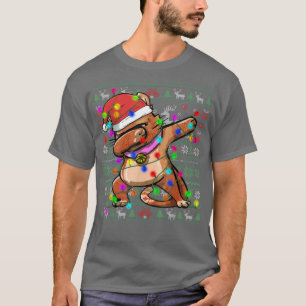 Dabbing Cat Fairy Ilumina Navidades feos Sweater C