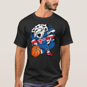 Dabbing Dalmatian Bball de Jersey de Islandia