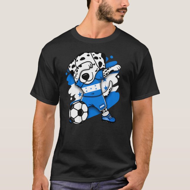 Dabbing Dalmatian Honduras Fans Jersey Foot (Anverso)