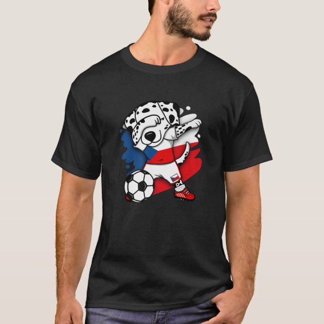 Dabbing Dalmatian Letonia Fans Jersey Letonia (Anverso)