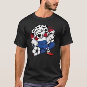 Dabbing Dalmatian Netherlands Soccer Fans Jersey F