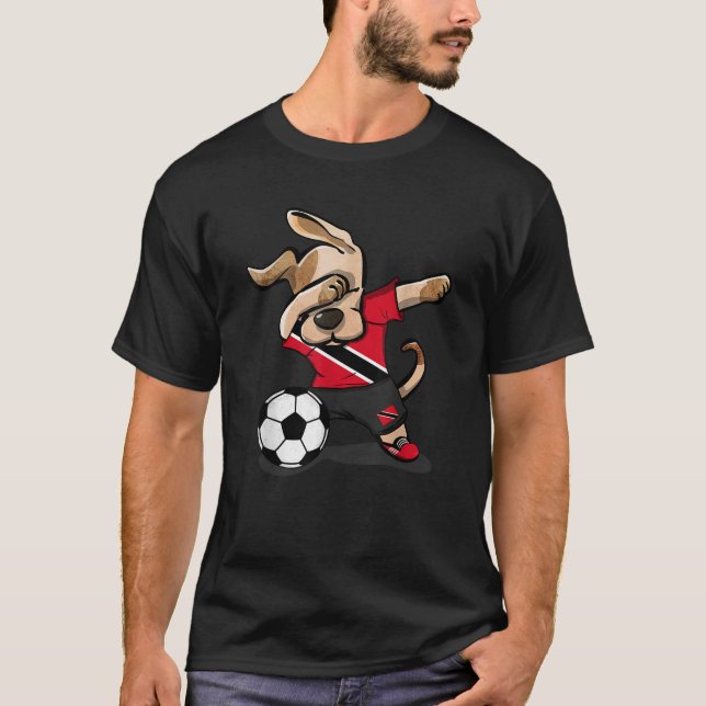 Dabbing Dog Trinidad and Tobago Soccer Jersey Foot (Anverso)
