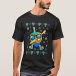Dabbing Dreidel Ugly Hanukkah Sweater Navidad<br><div class="desc">Dabbing Dreidel Ugly Hanukkah Sweater Xmas Chanukah Pajamas.</div>