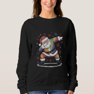 Dabbing Navidad Santa Suéter Feo de Navidad Xmas