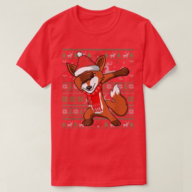 Dabbing Para Navidades feos Sweater Funny Costo de (Diseño del anverso)