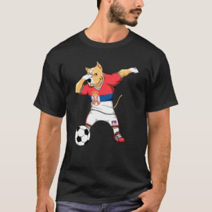 Dabbing Pitbull Serbia Fans Jersey Serbia