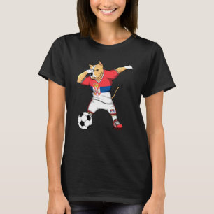 Dabbing Pitbull Serbia Fans Jersey Serbia