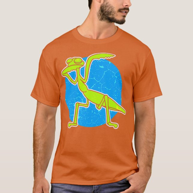 Dabbing Praying Mantis - Divertida camiseta Dab Bu (Anverso)