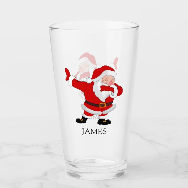 Dabbing Santa Claus Navidades Holiday Dab Name (Anverso)