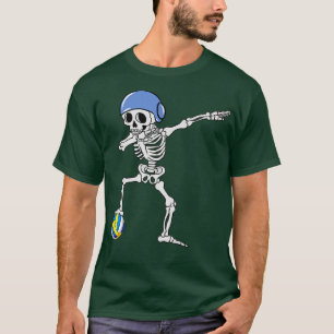 Dabbing Skeleton Water Polo Halloween Vestidos Swi