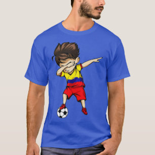 Dabbing Soccer Boy Colombia Jersey Colombian Footb