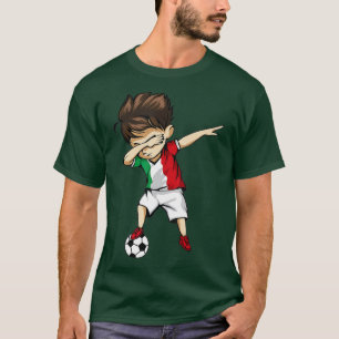 Dabbing Soccer Boy Italia Jersey - Fútbol italiano