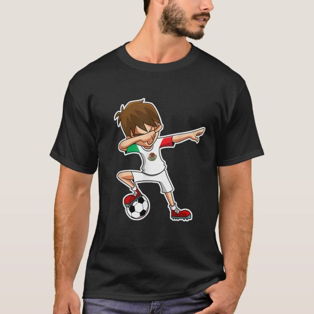 Dabbing Soccer Boy Mexico Jersey (Anverso)