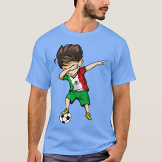 Dabbing Soccer Boy Mexico Jersey - Football Mexica