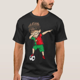 Dabbing Soccer Boy Portugal Jersey Portugués