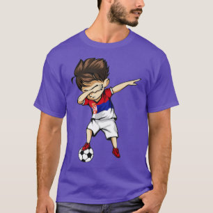 Dabbing Soccer Boy Serbia Jersey - Fútbol serbio