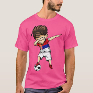 Dabbing Soccer Boy Serbia Jersey Serbian Football
