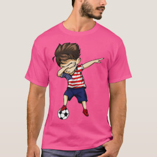 Dabbing Soccer Boy United States Jersey Shirt USA