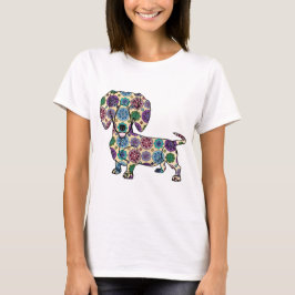 Dachshund - camiseta coloreada