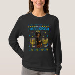 Dachshund Chanukah Jewish Ugly Hanukkah Sweater Pa<br><div class="desc">Dachshund Chanukah judío Hanukkah Sweater Pajama.</div>