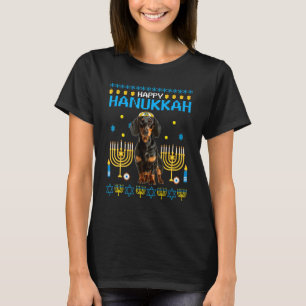 Dachshund Chanukah Jewish Ugly Hanukkah Sweater Pa