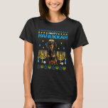 Dachshund Chanukah Jewish Ugly Hanukkah Sweater Pa<br><div class="desc">Dachshund Chanukah judío Hanukkah Sweater Pajama</div>