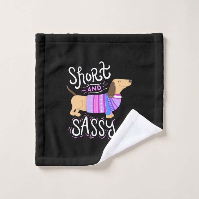 Dachshund Corto Y Sálido (Toallita)