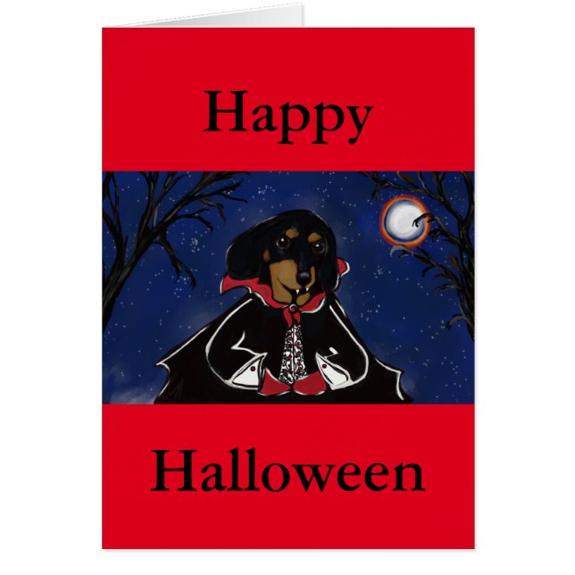 Dachshund de Halloween (Frente)