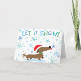 Dachshund del navidad