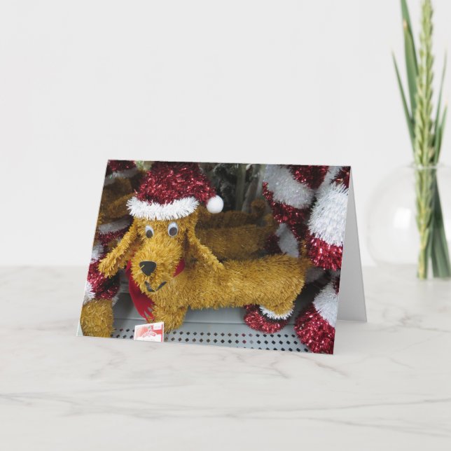 Dachshund del navidad (Anverso)