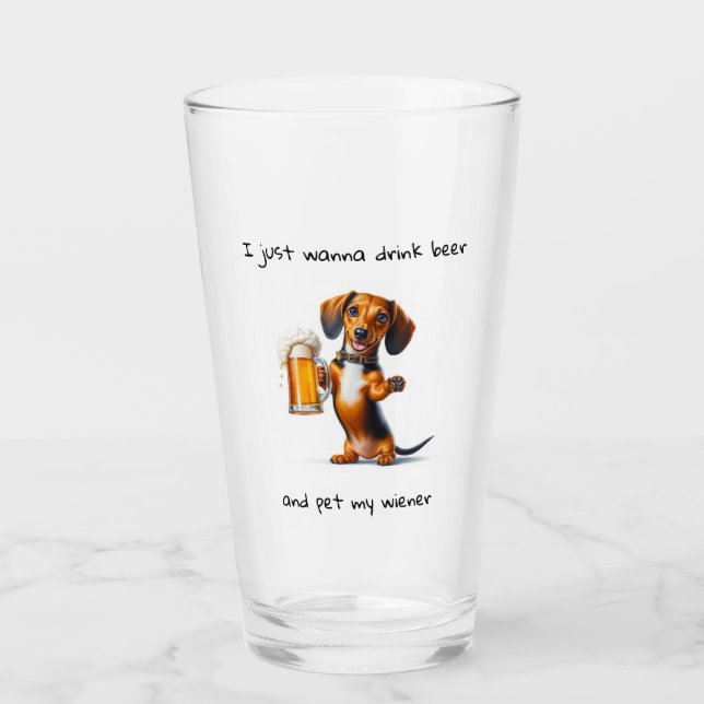Dachshund Divertido (Anverso)