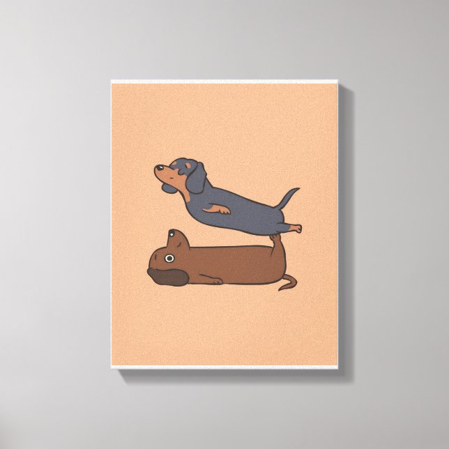 Dachshund Dog Art | Decoración del hogar (Anverso)