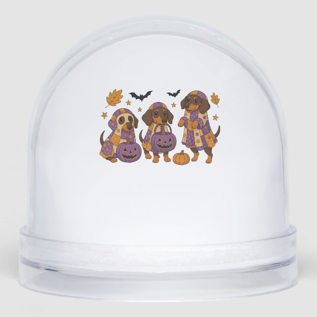 Dachshund Dog Ghost Halloween (Anverso)