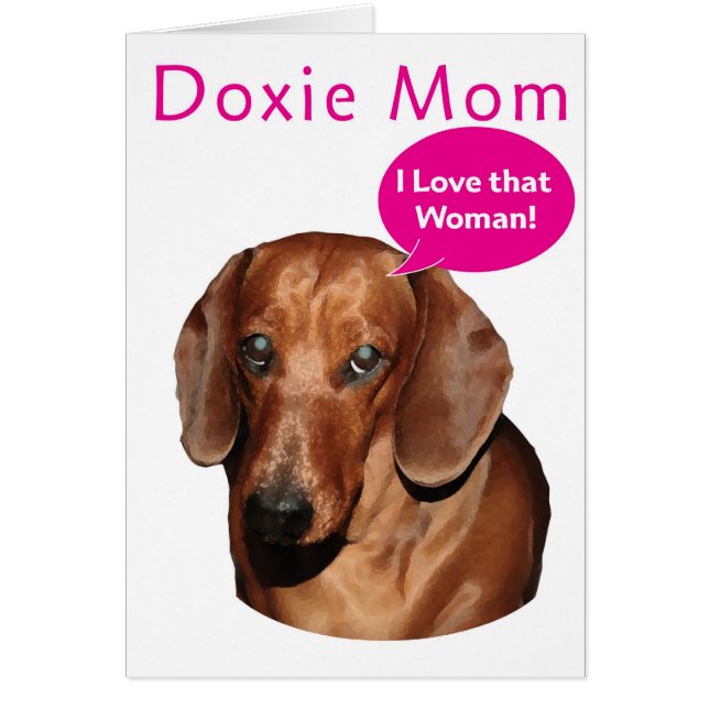 Dachshund - Doxie diseños artísticos originales (Frente)