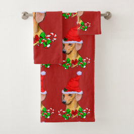 Dachshund en Navidades de Santa Hat