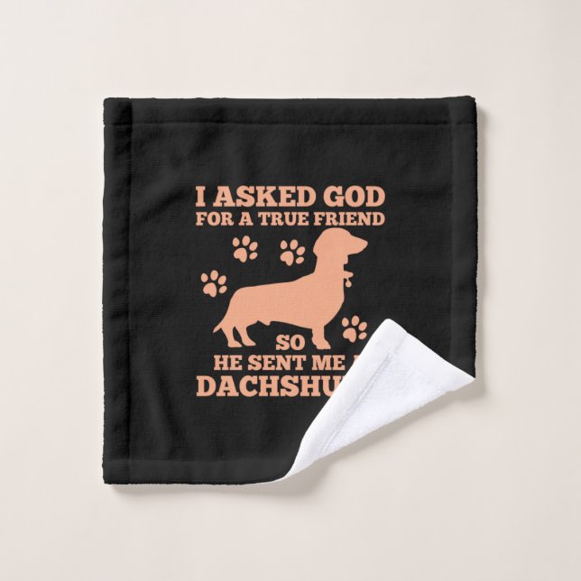 Dachshund Es Mi Verdadero Amigo (Toallita)