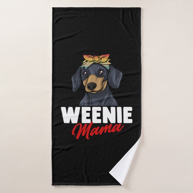 Dachshund Gift Dixie Wiener Doxie Dackel (Toalla de baño)