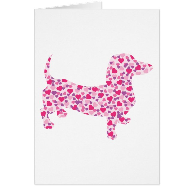 Dachshund Hearts (Frente)