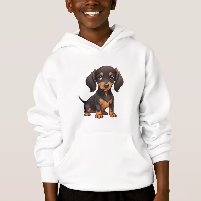 Dachshund Hoodie (Anverso)