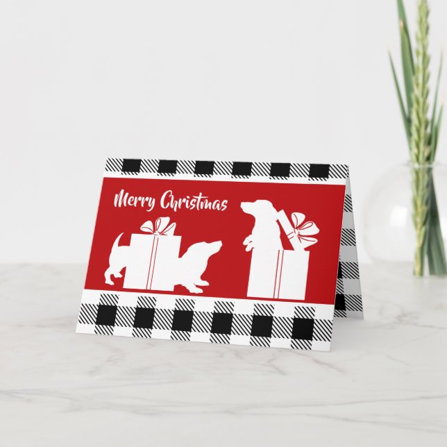 Dachshund Navidad Holiday Hounds (Anverso)