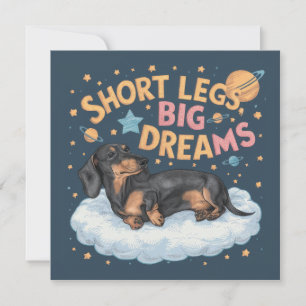 Dachshund Piernas Cortas Grandes Sueños
