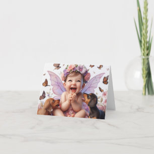 Dachshund Puppies Tarjeta de felicitación