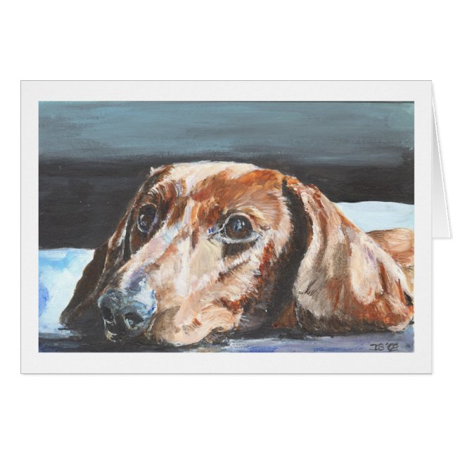 Dachshund relajado (Anverso (Horizontal))