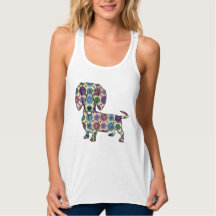 Dachshund - Tank Top de color