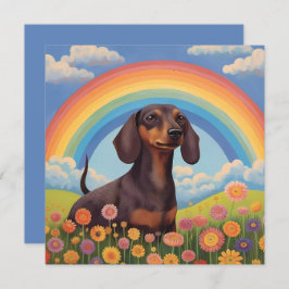 Dachshund Wiener Dog Rainbow Bridge Nombre persona